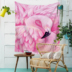 Châu âu và Mỹ Tấm Thảm Treo Vải Nền Vải Khăn Trải Bàn Flamingo Hàn Quốc INS Phòng Ngủ Trang Trí Phòng Vải Thảm Trang Trí 98 Tapestry