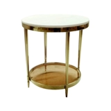 Мебель пекаря круглый угол несколько натуральных яси из белого мрамора.