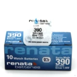 Швейцария Renata390 Swatki Watch Oxidation Silver Jet Acter Actule Sr1130SW Ag10 Небольшая единая бесплатная доставка