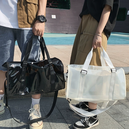 Водонепроницаемая сумка для путешествий, сумка через плечо из ПВХ, вместительная и большая пляжная сумка на одно плечо для плавания, спортивная спортивная сумка
