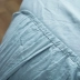 Rửa giường bông 笠 tấm duy nhất mảnh không có in Nhật Bản phong cách đơn giản đơn giản cotton màu rắn Simmons nệm bìa Ga chun chần Everon Trang bị Covers