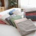 Rửa giường bông 笠 tấm duy nhất mảnh không có in Nhật Bản phong cách đơn giản đơn giản cotton màu rắn Simmons nệm bìa