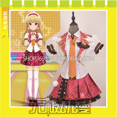 taobao agent Idol Master Cinderella Cinderella Lijia Lajia Printed Badge skirt cos clothes game to draw free shipping