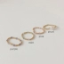 Đang có sẵn LL2 Hàn Quốc thu mua hạt tròn kim loại nhỏ khâu hạt nhiều màu sắc nhẫn đính hạt ngọc trai - Nhẫn