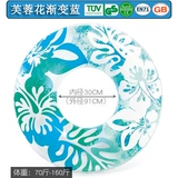 Intex, оригинальный безопасный плавательный круг для взрослых, увеличенная толщина