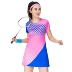 2018 mát thời trang new tennis váy cầu lông mặc của phụ nữ một mảnh váy thể thao thoáng khí hakama dress chân váy thể thao nữ Trang phục thể thao