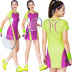 2018 mát thời trang new tennis váy cầu lông mặc của phụ nữ một mảnh váy thể thao thoáng khí hakama dress bộ nỉ adidas nữ Trang phục thể thao