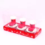 Рождественский макет для отеля для гостиной, декор, свеча