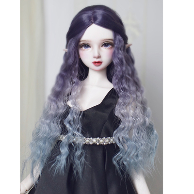 taobao agent BJD wig 6 points, 4 points, 3 points, 3 points, small cloth mdd wigs, imitation Mahai hair gradient dolls, bangs bangs bookon