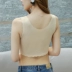 Hàn Quốc phiên bản của mùa xuân và mùa thu băng lụa ống đầu nữ chống mục tiêu sóng nhỏ vest một mảnh kích thước lớn bọc ngực đáy đồ lót hàng đầu bra cho nàng lép Ống