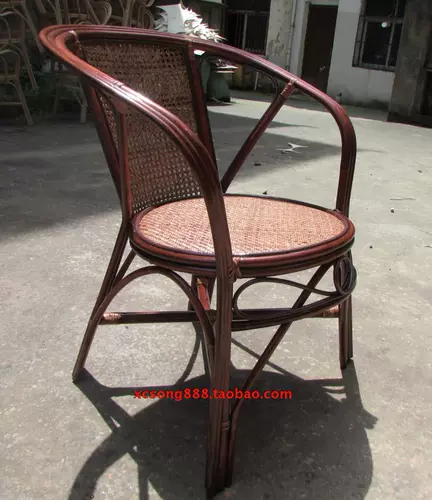 Натуральный бамбуковый стул задний стул домашний ротан