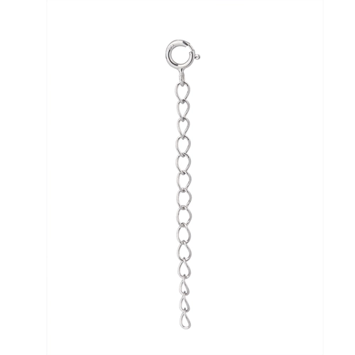 Серебряный браслет, длинное ожерелье, цепочка до ключиц, удлиняющая пряжка для бюстгалтера, серебро 925 пробы, серебро 925 пробы