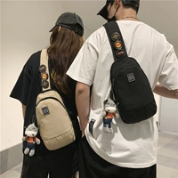 Мужская нагрудная сумка, японский рюкзак, сумка на одно плечо, небольшая сумка, шоппер