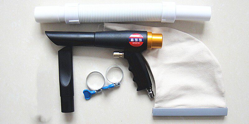 Súng chân không khí nén Súng máy hút bụi thổi súng đã loại bỏ chất tẩy rửa bụi thổi hai khẩu súng để làm lốp xe và súng chân không thổi khí bụi di chuyển súng xịt khí nén