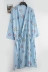 Nhật Bản đồ ngủ nữ mùa hè bông áo choàng phần mỏng bông lỏng áo choàng tắm hấp quần áo tắm hơi băng dịch vụ nhà