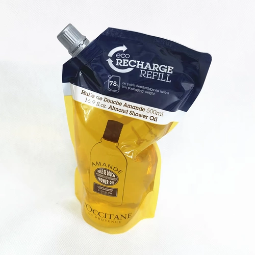 L'occitane, миндальное разглаживающее масло для ванны со сладким миндалем, гель, 250 мл