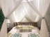 Mixed Bed màu sắc và nhận thức sáng Inn Hotel Đông Nam gió Mỹ của dây đai không gian Velcro khăn trải giường lưới manti - Bed Skirts & Valances rèm mùng ngủ Bed Skirts & Valances