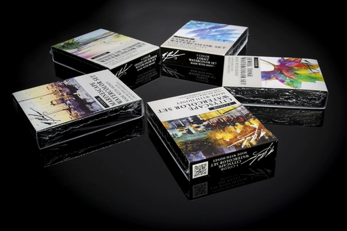 Оригинальная импортная белая акварель, США, 15 мл, широкая цветовая палитра