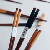 Японские нескользящие палочки для еды домашнего использования из натурального дерева для еды, деревянная нескользящая посуда, «сделай сам», 1шт