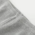 Giải phóng mặt bằng Hàn Quốc Dongdaemun rắn màu cao eo đen trắng sọc dọc đàn hồi quần lọt khe quần short vải nữ hàn quốc Quần tây thường