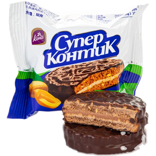 Российская импортная сэндвич с бутерброды с бутербродом шоколадной бутерброд