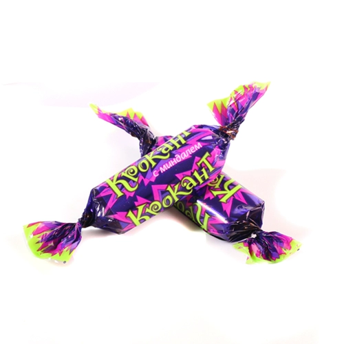 Россия KDV Purple Sugar Kpokaht Импорт конфеты -миндаль сэндвич с бутербродным шоколадом свадебный свадебный свадебный конфеты 500g бесплатная доставка