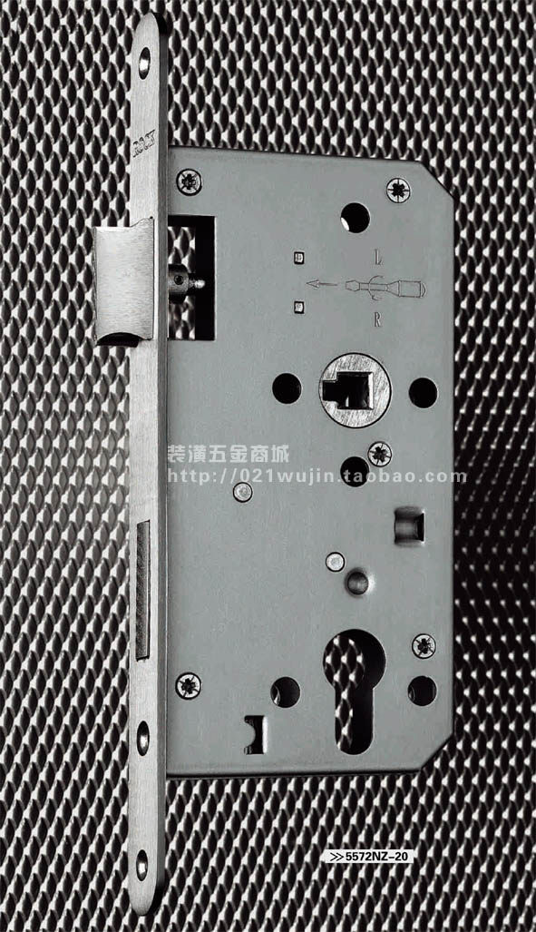 安恒60003b卧室房门锁 太空铝执手锁 家用锁 室内门锁 木门锁