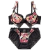 Aimefeilu bra của phụ nữ gợi cảm trên 65 mỏng đồ lót dưới dày voan cung tập hợp áo ngực - Bộ đồ lót Bộ đồ lót
