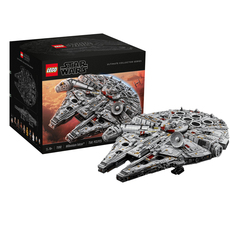 Лего, Кубики lego乐高75192 星战千年隼星战ucs男孩女孩拼搭积木益智玩具礼物