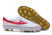 Đôi sao vải giày bóng đá lớn màu trắng chân vải gân dưới trẻ em bóng đá chuyên nghiệp đào tạo giày trắng giày bóng đá