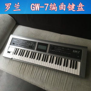 Được sử dụng RONLAND Roland GW-7 Great Wall 7 GW7 Arranger Bàn phím 61-key bàn phím tổng hợp