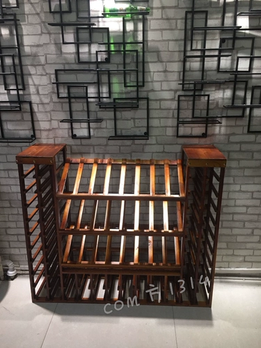 Европейский стиль сплошной дерево винный шкаф