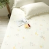 Đôi sợi hoạt hình thỏ con vịt nhỏ một mảnh cho một chiếc giường bông đáng yêu hoa Li áp dụng giường lanh - Khăn trải giường thảm giường ngủ Khăn trải giường