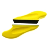 27*90 мм Желтая маленькая ручная полированная полировочная пластина Длинная стекана наждачная бумага Магическая крючка
