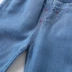 Bé gái quần denim dài quần muỗi mùa hè bé gái 1 bé Harlan 3 tuổi 6 tháng con Y4924 - Quần jean quần jean dầy thu đông cho bé Quần jean