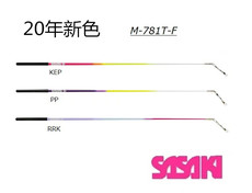 Гимнастический инвентарь 日本代购jp版sasaki艺术体操彩带棒棍子m781tf渐变色艺术体操道具