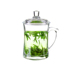 Màu xanh lá cây táo chì miễn phí chịu nhiệt cốc thủy tinh với nắp dày tách trà văn phòng nhà cup với tea cup bìa cup Tách