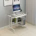Huake kính cường lực bàn máy tính để bàn nhà hiện đại tối giản điện thoại di động nhỏ bàn đơn giản máy tính xách tay màu xanh lá cây - Bàn bàn học gấp Bàn