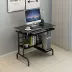 Huake kính cường lực bàn máy tính để bàn nhà hiện đại tối giản điện thoại di động nhỏ bàn đơn giản máy tính xách tay màu xanh lá cây - Bàn Bàn