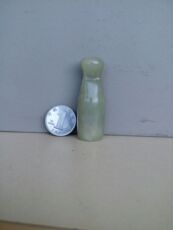 Мундштук 清代老和田玉烟嘴老和田玉头部造型挺好看的老和田玉烟嘴