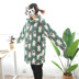 Day D 熊熊 Flannel dày ấm dài phần cổ cao dịch vụ đồ ngủ tại nhà (2 lựa chọn) áo kiểu nữ Pyjama