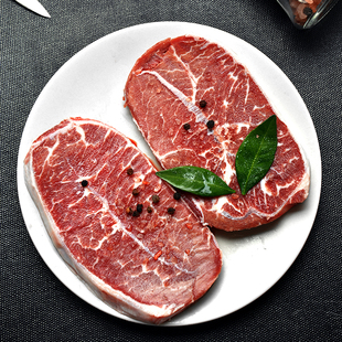牛排套餐团购黑椒10片牛扒牛排新鲜进口安格斯板腱原切牛排非腌制
