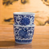 Jingdezhen gốm sứ thủy tinh Cổ sứ màu xanh và trắng Yanglian 1 hai hầm rượu Teacup Sứ rượu - Rượu vang gia ly ruou vang Rượu vang