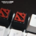 DOTA2 tháp pháo trò chơi vật lý ngoại vi bàn phím cơ khí kẽm hợp kim nhôm dập nổi keycap nút Game Nhân vật liên quan