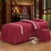 Hoa Âu bốn mảnh màu tím đẹp giường đơn mảnh 1 mét ba lớn màu đỏ tùy chỉnh thiết lập giường 1,5 m ra giường spa Trang bị tấm
