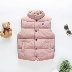 Cổ áo trẻ em xuống áo cotton bé trai và bé gái mặc vest vest nhỏ bé áo ấm chống mùa - Áo ghi lê áo gile cho bé Áo ghi lê