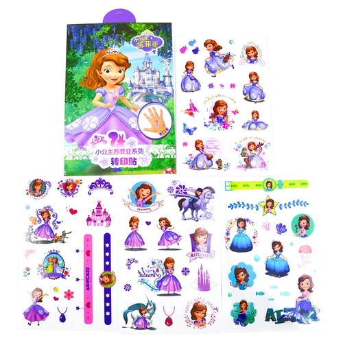 Детские безопасные водостойкие тату наклейки, мультяшная наклейка для мальчиков и девочек для принцессы, «Холодное сердце»