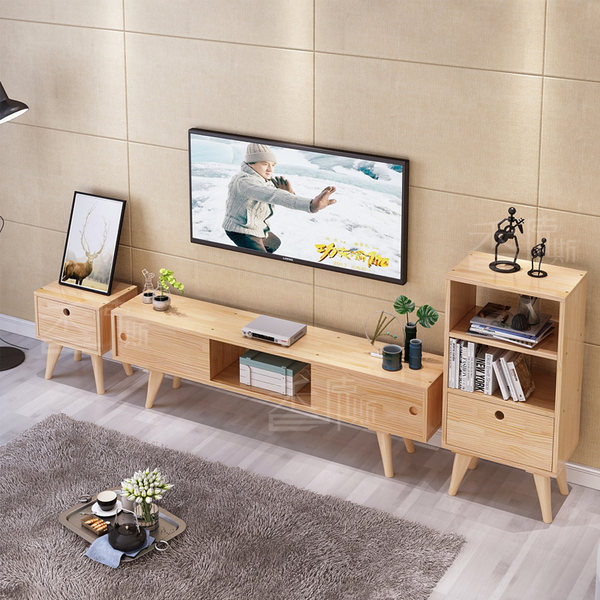 香克斯 北欧风格 实木电视柜 优惠券折后￥180起包邮（￥230-50）