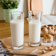 Hai mảnh của HZ phong cách Nhật Bản đơn giản trong suốt thanh nhà hàng nước trái cây sữa cốc thủy tinh chén nước mảnh mai phần