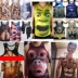 3D spoof đười ươi khỉ mô hình của nam giới XL mồ hôi vest 2017 mùa hè mới xu hướng 3D cá tính vest Lót